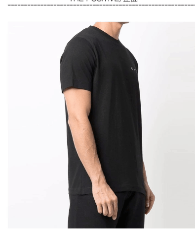 商品Off-White|黑棉质印花图案圆领T OMAA027C99JER005-1001（澳门仓发货）,价格¥2513,第3张图片详细描述