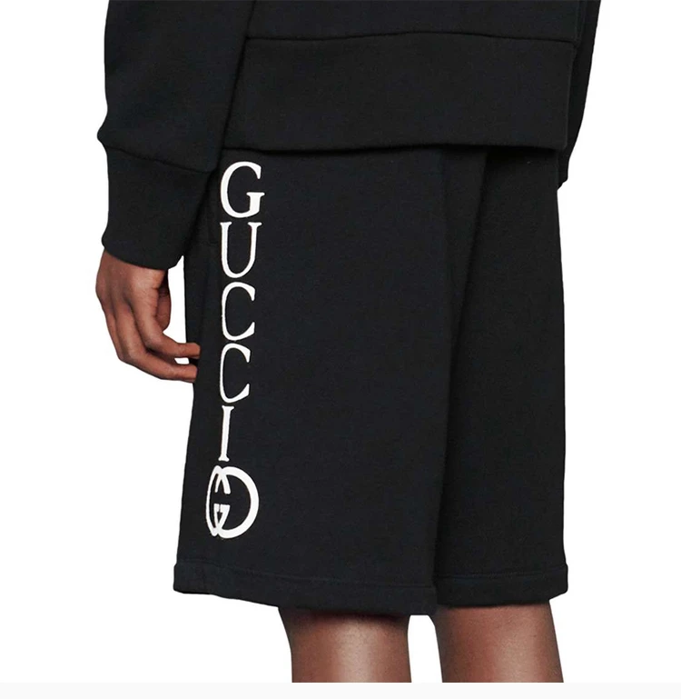 商品[国内直发] Gucci|SS19 GUCCI 古驰 男士黑色短裤 536557-X3Q37-1082,价格¥4628,第8张图片详细描述