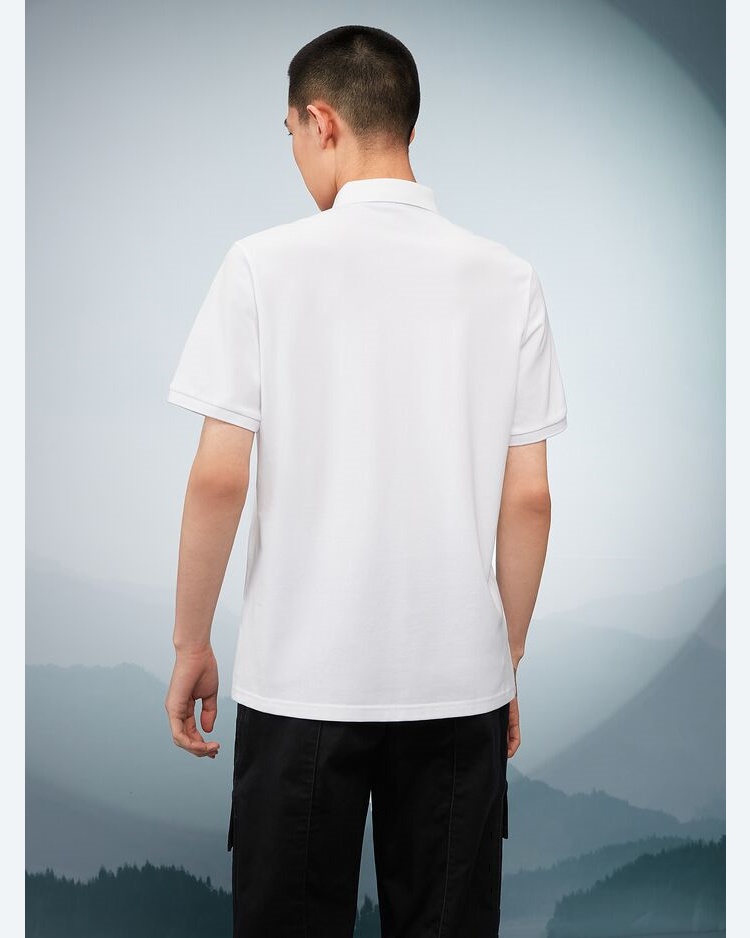 商品[国内直发] HLA|HLA/海澜之家三国系列短袖POLO衫2022夏新款珠地弹力透气上衣男,价格¥170,第9张图片详细描述
