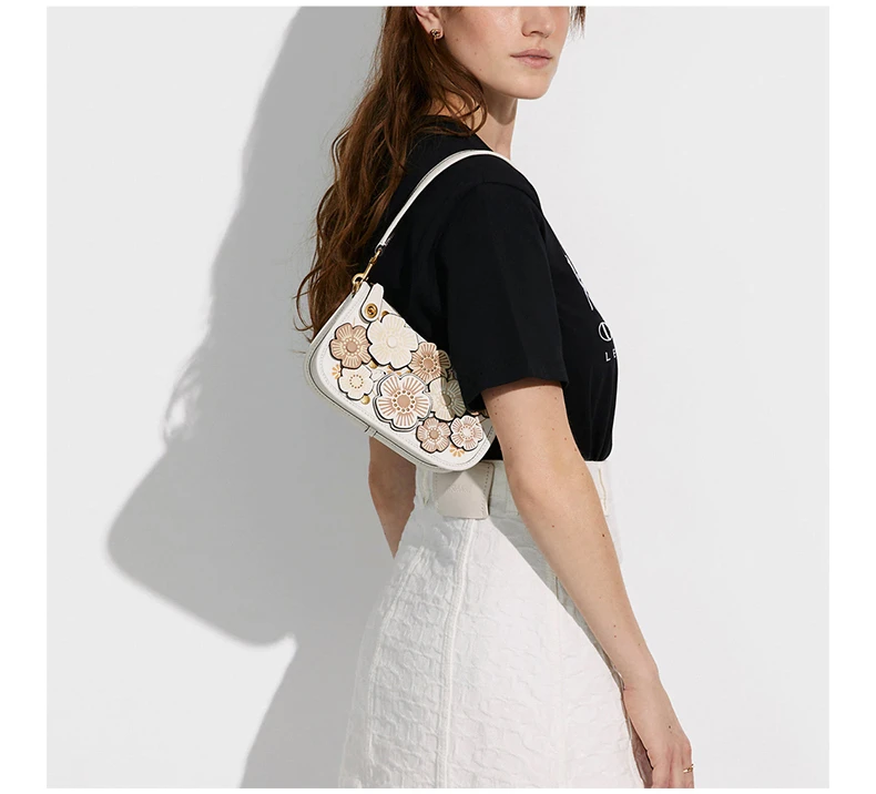 商品Coach|Coach(专柜) 米白色女士手提包 C8535B4CAH,价格¥1893,第8张图片详细描述