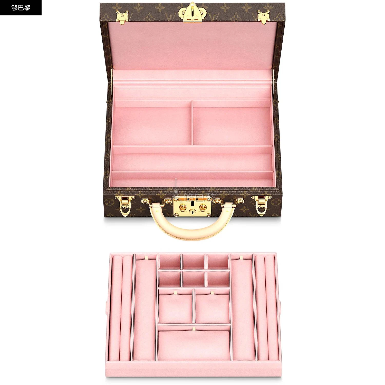 商品Louis Vuitton|【预售】 LV路易威登 25春夏 女士 珠宝盒 BOÎTE BIJOUX 珠宝箱 M20291 ,价格¥95917,第6张图片详细描述