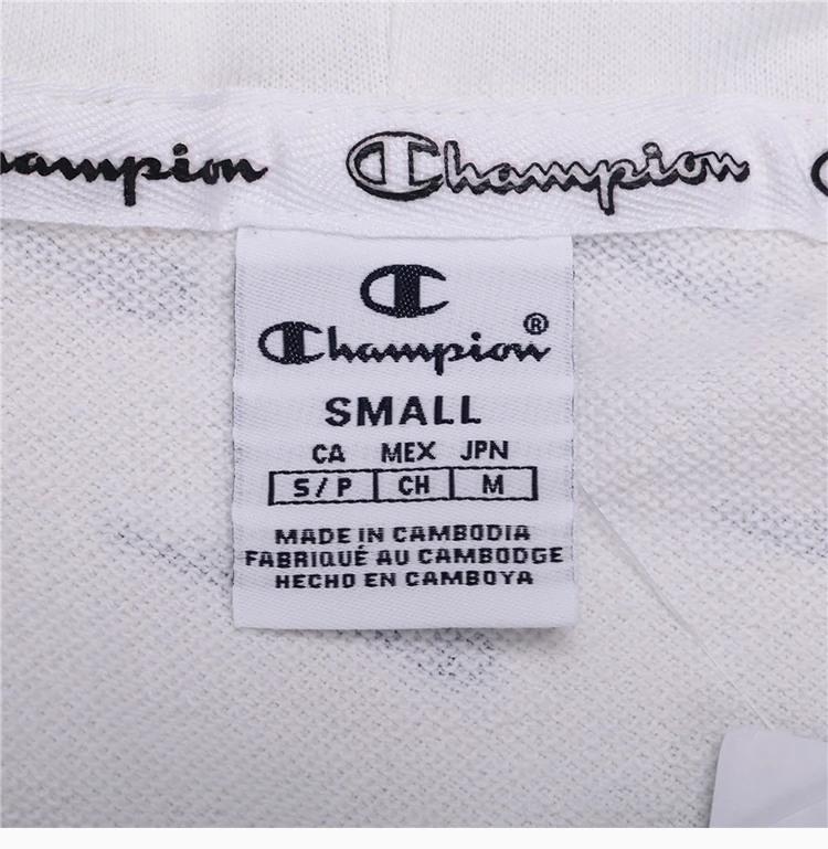 商品CHAMPION|Champion 白色棉、涤纶女士卫衣 111412-WL001,价格¥226,第11张图片详细描述