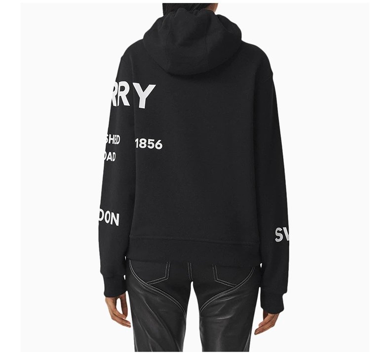 商品[国内直发] Burberry|BURBERRY 黑色女士卫衣/帽衫 8040767,价格¥4425,第6张图片详细描述