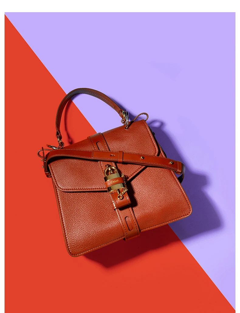 商品[国内直发] Chloé|Chloe' 蔻依 棕色皮革挎包 C19AS188-B57-27S,价格¥7744,第11张图片详细描述