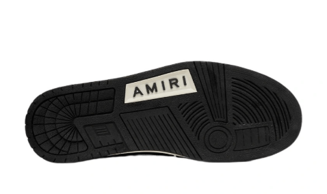 商品[国内直发] AMIRI|AMIRI SKEL-TOP HI 高帮骨头鞋 黑白,价格¥3991,第1张图片详细描述