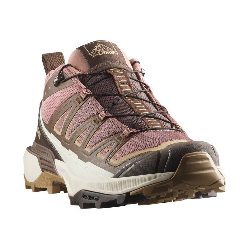 商品Salomon|Salomon萨洛蒙 X ULTRA 360 EDGE系列男士浅木色/红棕色/深棕色织物登山鞋,价格¥1256,第8张图片详细描述