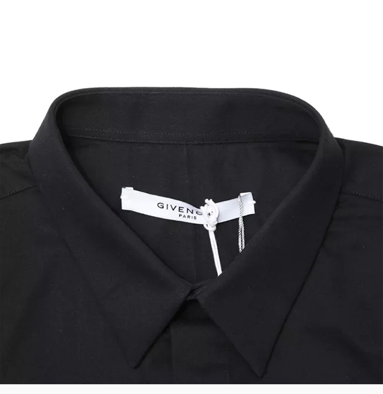 商品Givenchy|Givenchy 纪梵希 男士黑色短袖衬衫 17S6046361-001,价格¥1525,第8张图片详细描述