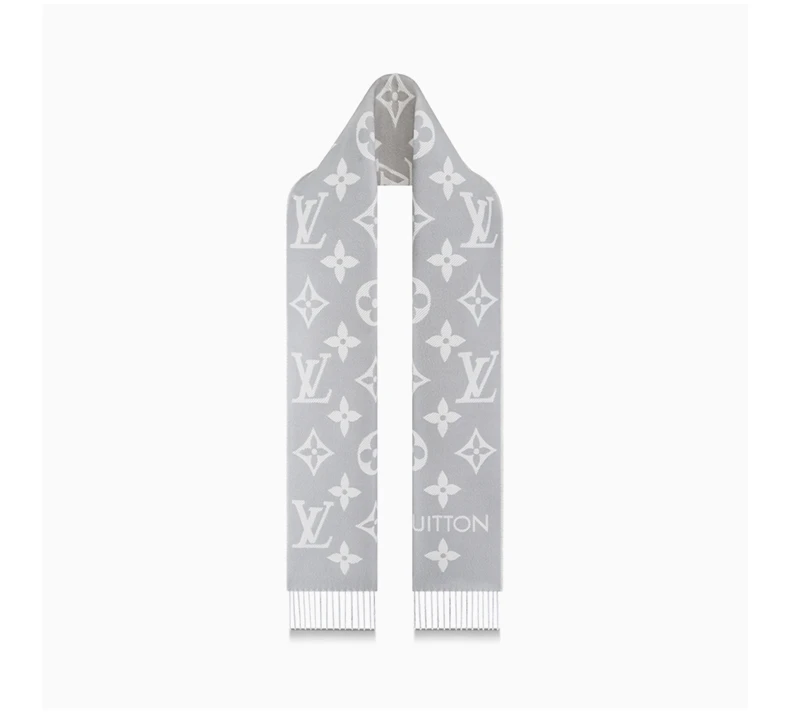 商品[国内直发] Louis Vuitton|LOUIS VUITTON 灰色女士围巾 M77727,价格¥7311,第4张图片详细描述