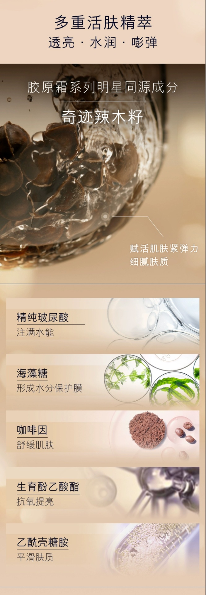 商品Estée Lauder|Estee Lauder雅诗兰黛 胶原水智妍紧塑弹润水 200ml 紧致补水保湿清爽收缩毛孔,价格¥371,第2张图片详细描述