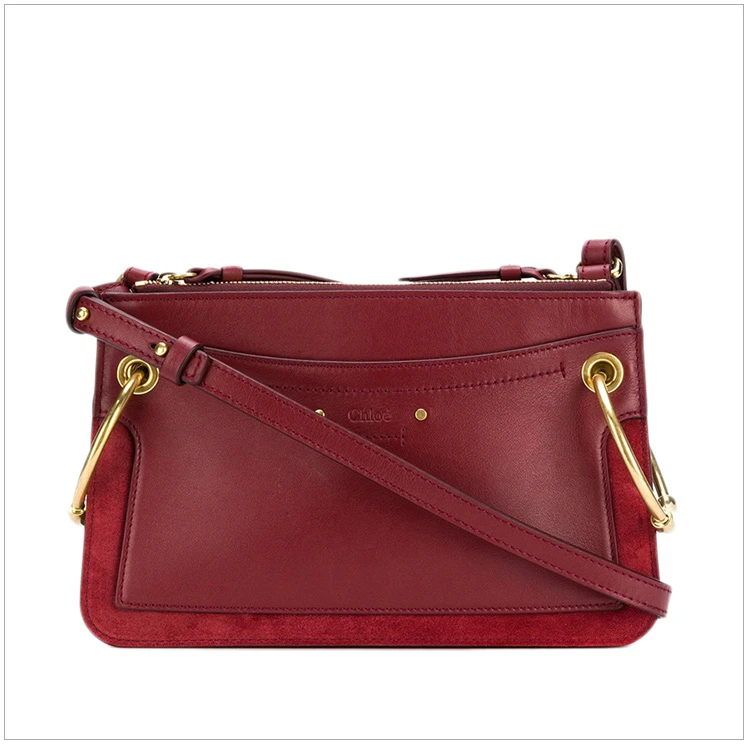 商品[国内直发] Chloé|Chloe' 蔻依 女士红色小牛皮挎包 C18AS105-A10-620,价格¥6792,第6张图片详细描述