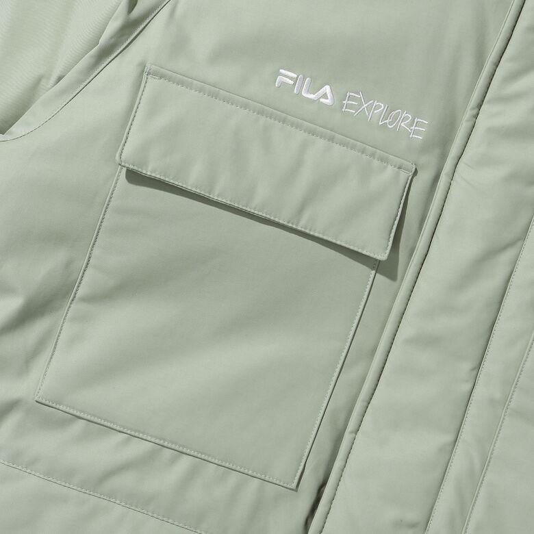 商品Fila|【享贝家】（国内发货）FILA斐乐 Explorer新款鹅绒工装保暖外套羽绒服藏 男女同款 蓝色/绿色 FS2DJD4E12XNAY  FS2DJD4E12XEGY  G-QD,价格¥683,第8张图片详细描述