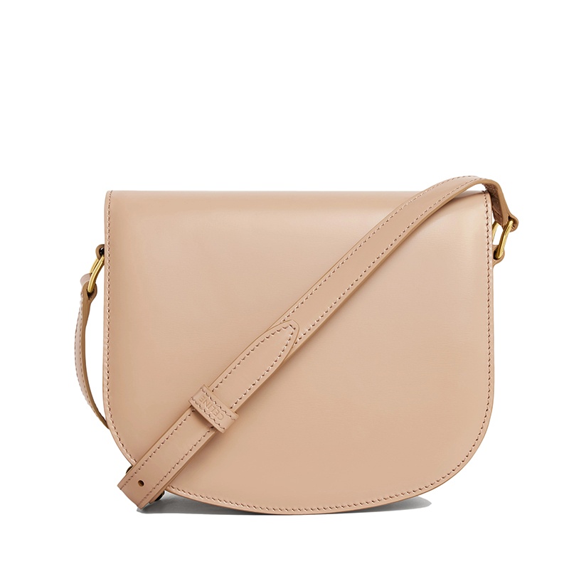 商品Celine|CELINE/赛琳 22新款BESACE TRIOMPHE系列 女士TEEN款式猎装色牛皮革凯旋金扣翻盖开合单肩斜挎包,价格¥22685,第5张图片详细描述