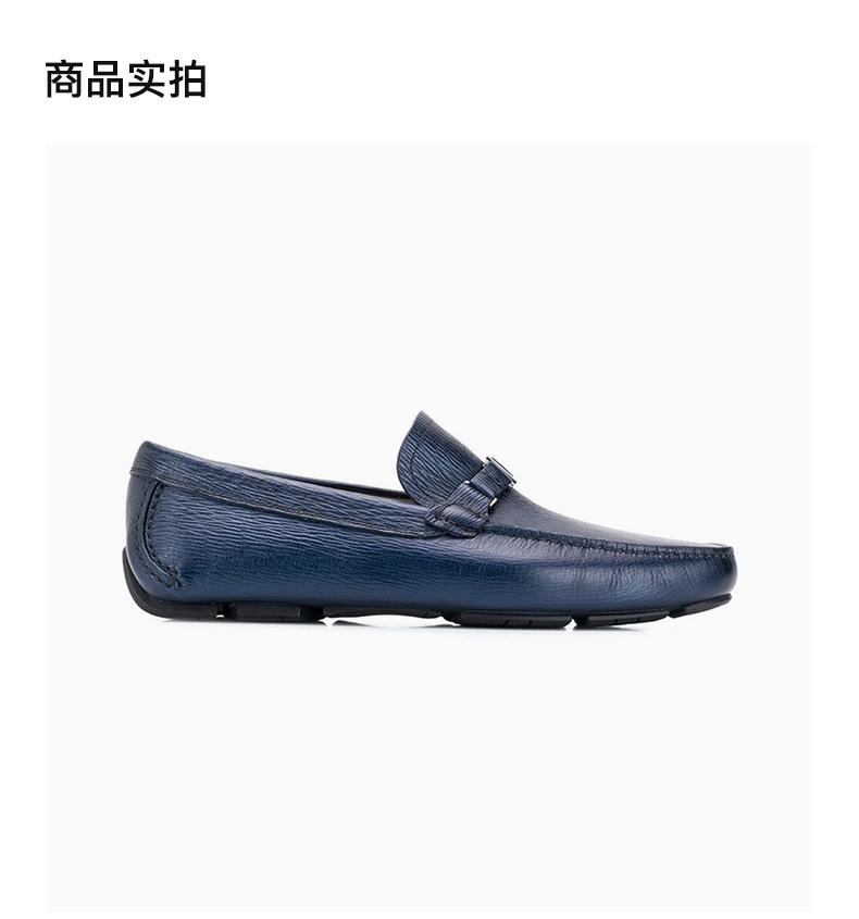 商品Salvatore Ferragamo|SALVATORE FERRAGAMO 菲拉格慕 男士蓝色便鞋 02-B523-709327,价格¥3342,第6张图片详细描述