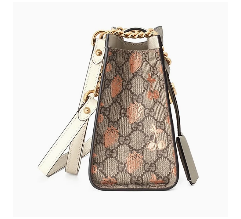 商品[国内直发] Gucci|GUCCI 拼色女士托特包 498156-UM6AG-8295,价格¥18813,第6张图片详细描述