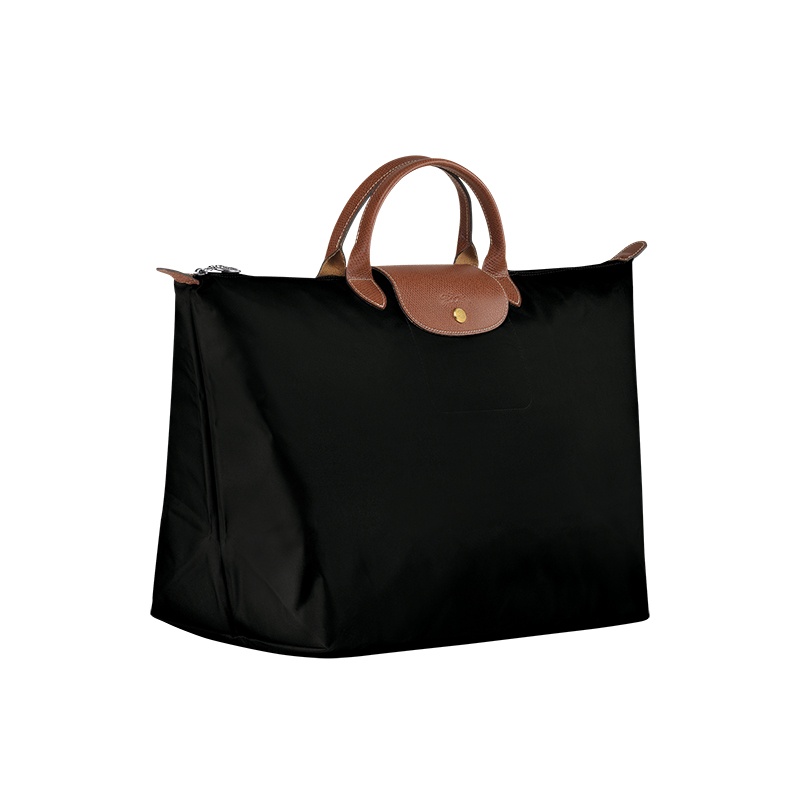 商品Longchamp|珑骧 女士帆布金色五金按扣拉链开合肩背托特包（7色可选）,价格¥1714,第11张图片详细描述