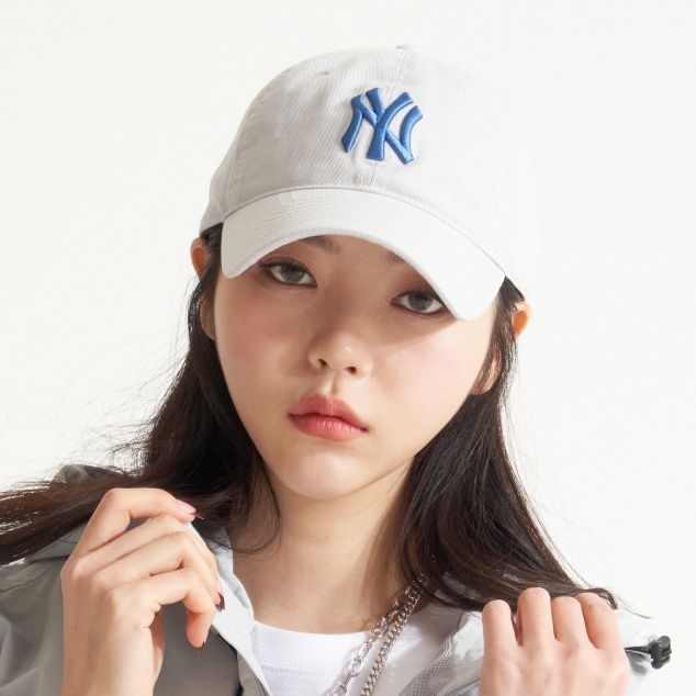 商品MLB|【韩国直邮|包邮包税】美联棒MLB 灰白色 蓝NY标 棒球帽 遮阳帽 3ACP6601NK002450GRSFREE,价格¥185,第15张图片详细描述