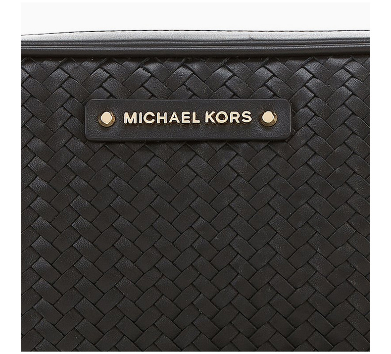 商品[国内直发] Michael Kors|MICHAEL KORS 女士黑色皮革单肩包 32T0GJ6C3L-BLACK,价格¥1004,第5张图片详细描述