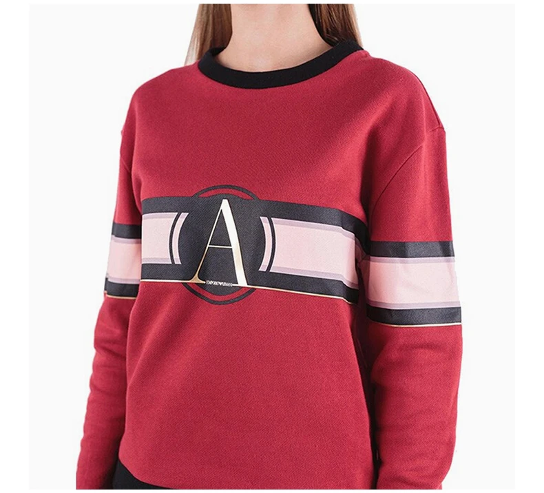 商品Emporio Armani|EMPORIO ARMANI 拼色女士卫衣/帽衫 6Z2M6V-2J4SZ-0341,价格¥1038,第8张图片详细描述