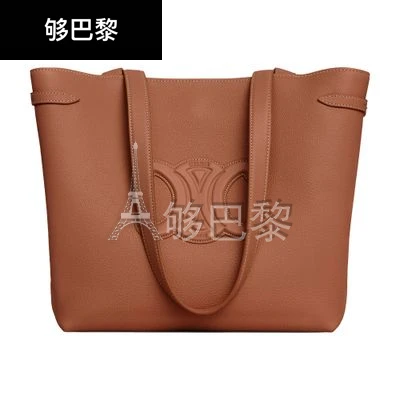 商品Celine|【预售】 女士 单肩包 Cabas Anaïs Triomphe小号粒面牛皮革手袋  CEL63Z5CBR1,价格¥18457,第2张图片详细描述