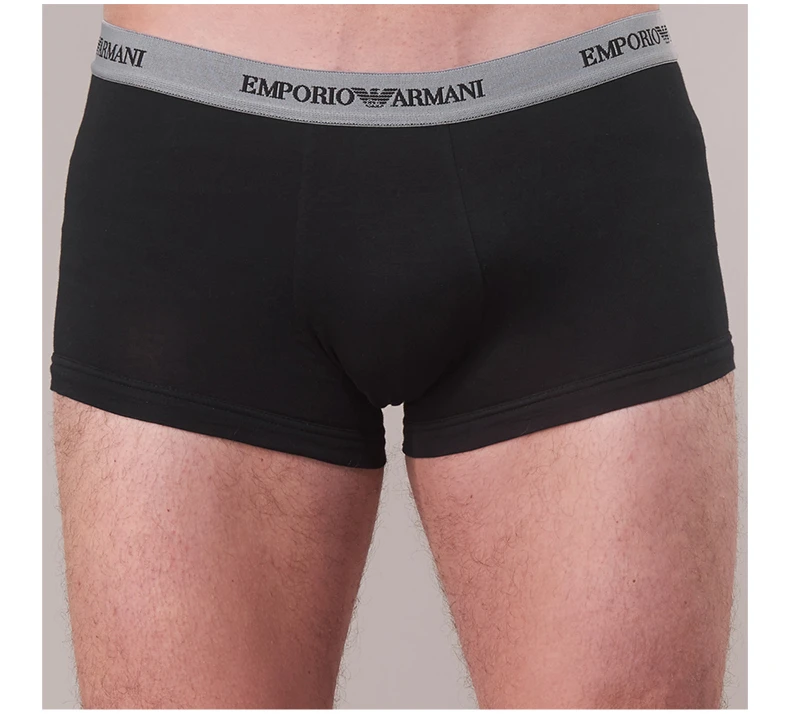 商品Emporio Armani|EMPORIO ARMANI 黑色男士内裤 111357-CC717-120,价格¥320,第5张图片详细描述