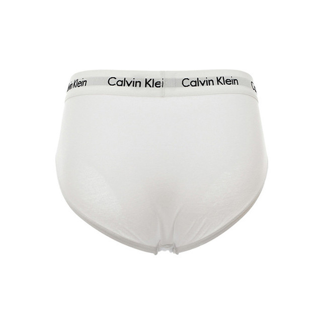 商品[国内直发] Calvin Klein|Calvin Klein 卡尔文 克莱恩 白色棉氨纶男士三角内裤1件装 NU2661-100,价格¥182,第4张图片详细描述
