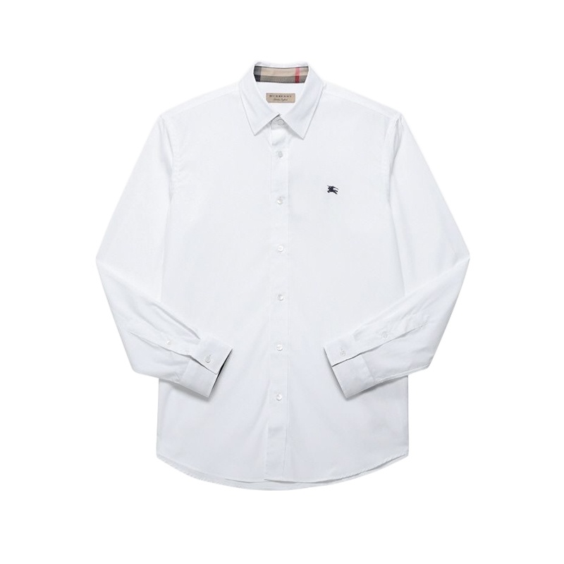 商品Burberry|【现货】博柏利 经典款 男士棉质长袖衬衫（两色）,价格¥1452,第2张图片详细描述