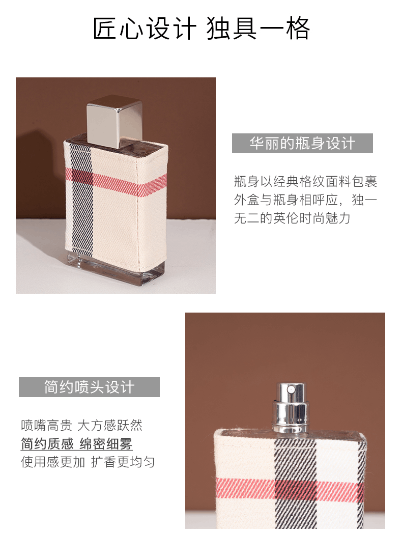 商品Burberry|Burberry博柏利伦敦布格男士女士香水,价格¥265,第6张图片详细描述