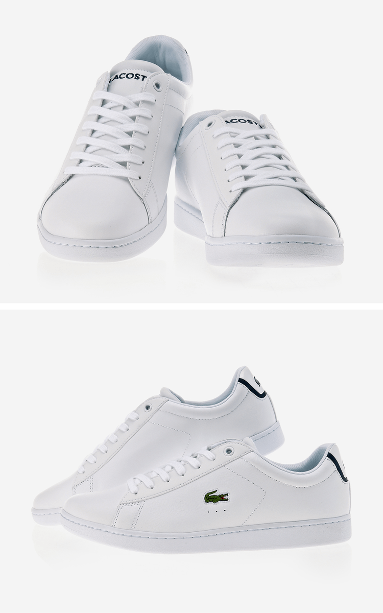商品Lacoste|【Brilliant|包邮包税】法国鳄鱼 CARNABY EVO BL 1 男生  运动鞋 SNEAKERS  7-33SPM1002 WHT,价格¥643,第3张图片详细描述