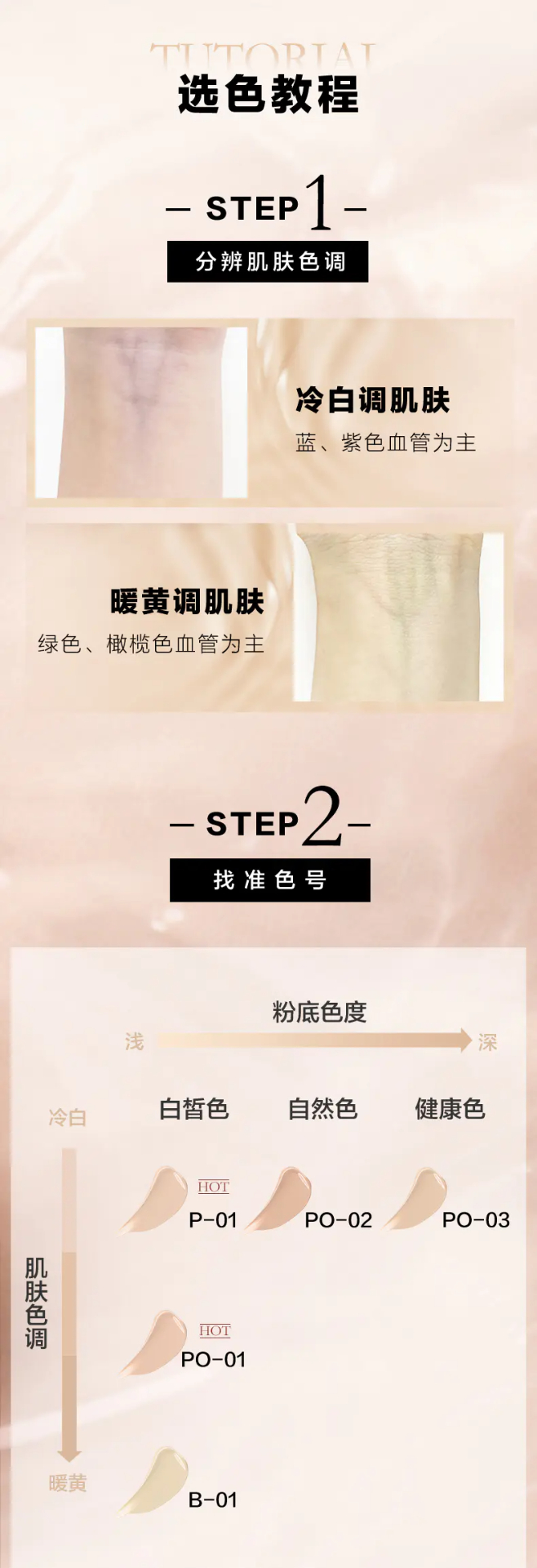 商品Lancôme|兰蔻奇迹水润水啵啵粉底液30ml滋润保湿#PO-01自然遮瑕【香港直邮】,价格¥163,第8张图片详细描述