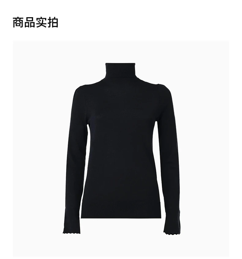 商品Chloé|CHLOE' 女黑色女士针织衫/毛衣 C21WMP01-530-001,价格¥2243,第4张图片详细描述