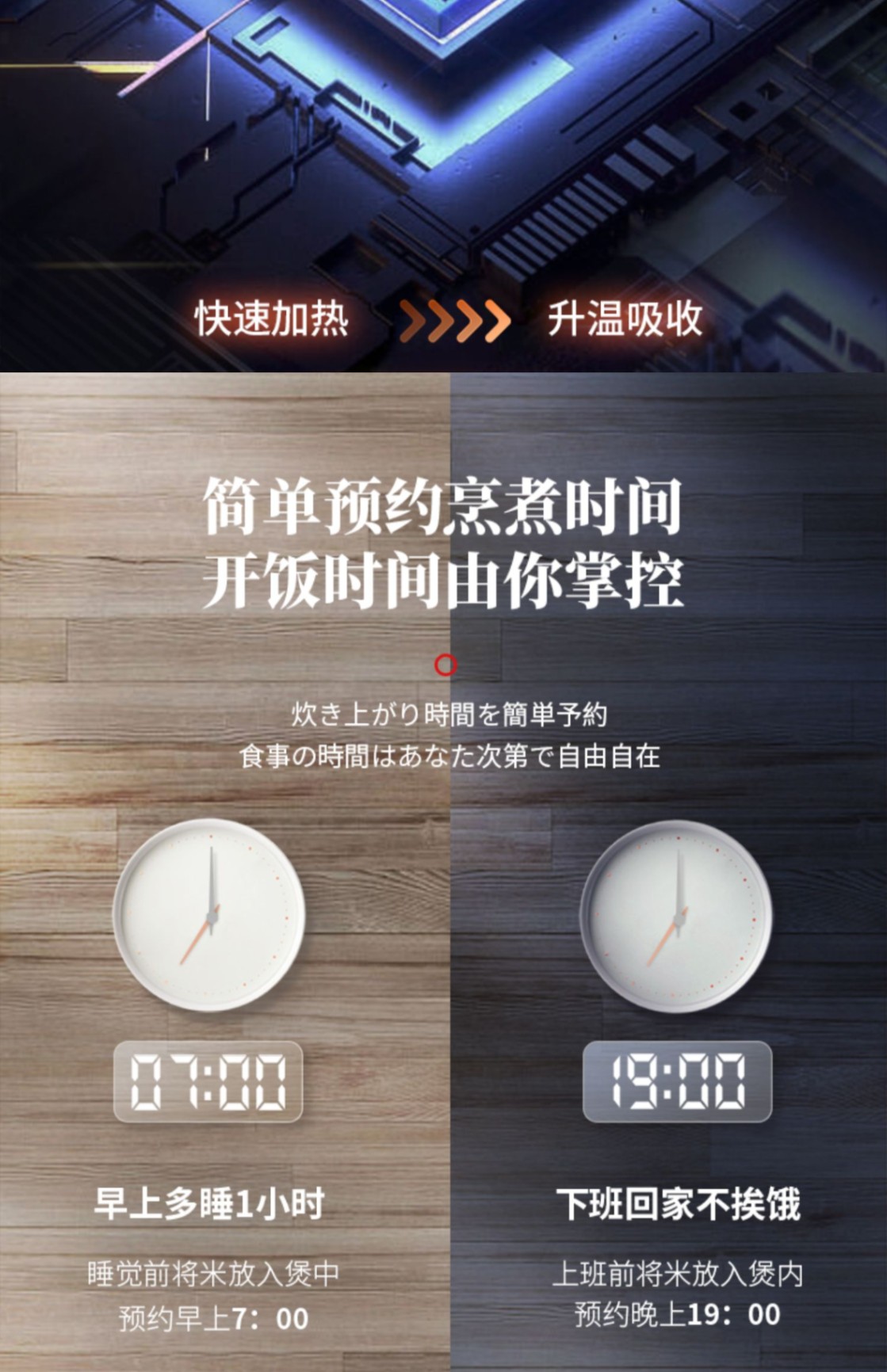 商品[国内直发] Panasonic|Panasonic松下IH电饭煲4.2L彩屏日本智能电饭锅寓颜煲1-6人官方酵素饭HG155,价格¥1901,第9张图片详细描述