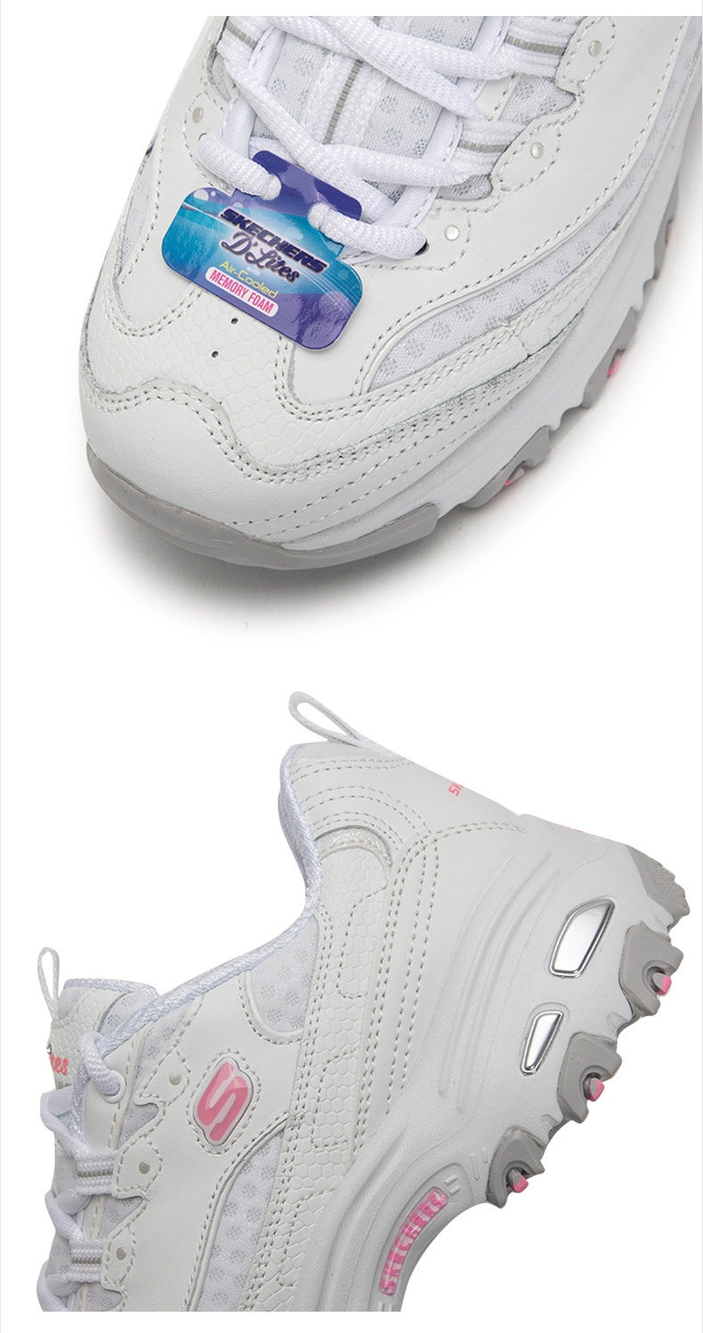商品[国内直发] SKECHERS|熊猫鞋 D'LITES 1.0女士运动休闲鞋 老爹鞋,价格¥380,第9张图片详细描述