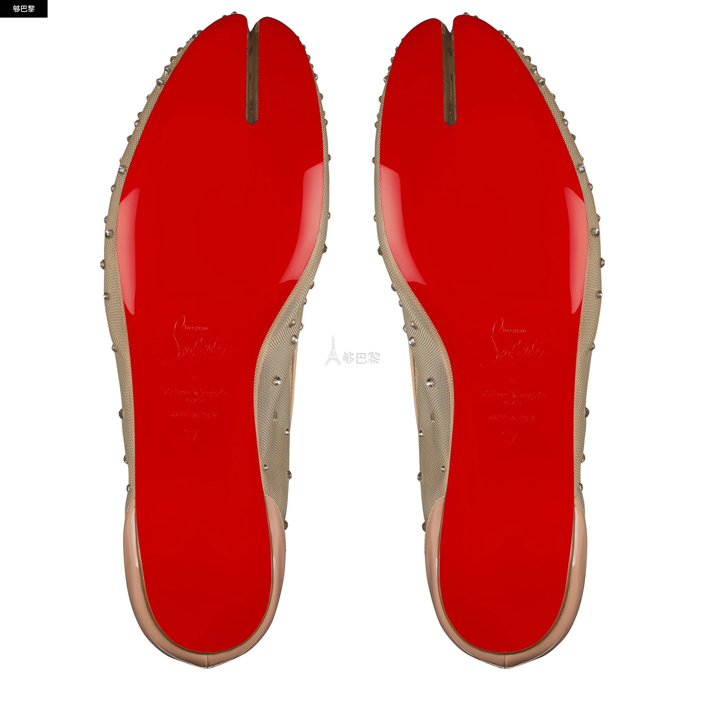 商品Christian Louboutin|【预售】 CL红底鞋 25春夏 女士 商务休闲鞋 Marlougiela Strass 1251024n295,价格¥13348,第3张图片详细描述