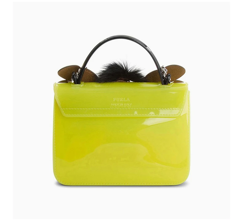 商品[国内直发] Furla|Furla 芙拉 女士糖果黄PVC单肩包斜挎包 961712,价格¥493,第6张图片详细描述