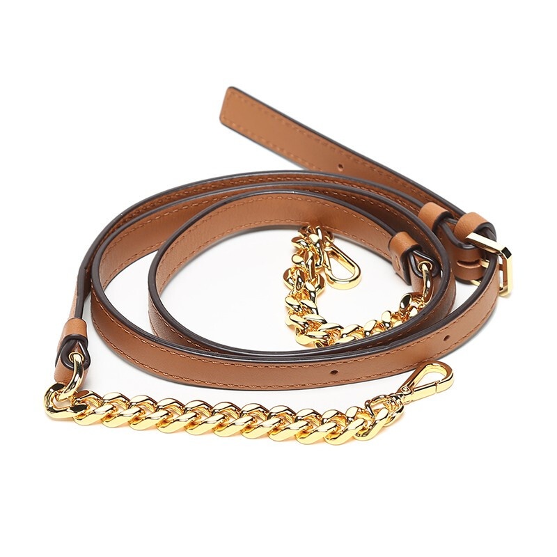 商品[国内直发] MCM|MCM斜挎包奢侈品 女士Millie Visetos系列干邑色人造革小号单肩斜跨包MWRAAME03CO001,价格¥3843,第9张图片详细描述