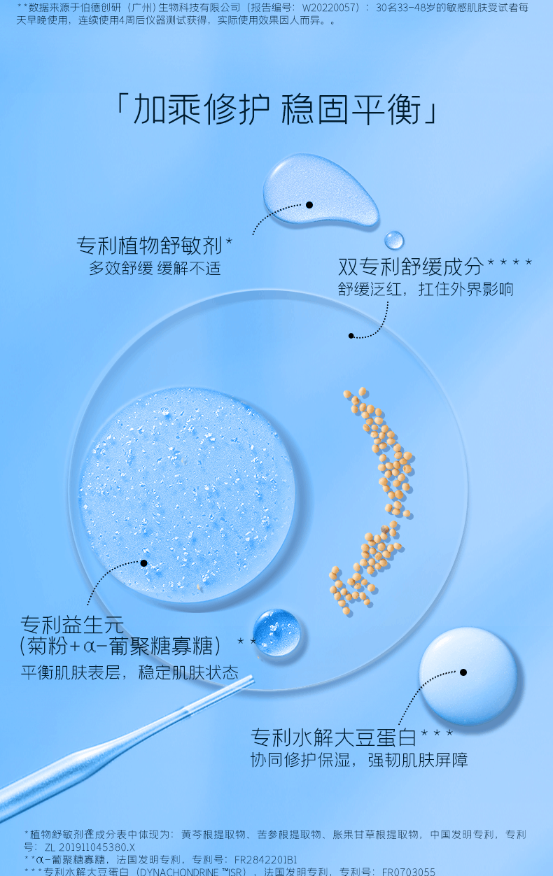 商品[国内直发] RELLET|颐莲玻尿酸水乳面霜嘭润补水保湿修护云朵洁面夏秋护肤品洗面奶女,价格¥163,第8张图片详细描述