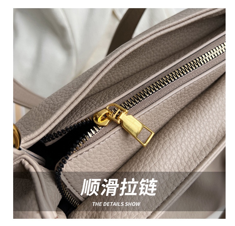 商品[国内直发] GLENVINTEN|格岚云顿复古通勤女包新款小众时尚托特包百搭秋冬大容量单肩包,价格¥178,第4张图片详细描述