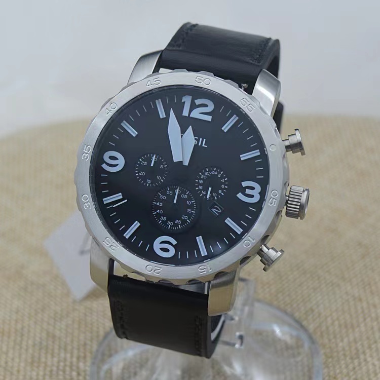 商品[国内直发] Fossil|FOSSIL手表皮带三眼计时石英大男表JR1487JR1354JR1504JR1401包邮,价格¥602,第9张图片详细描述