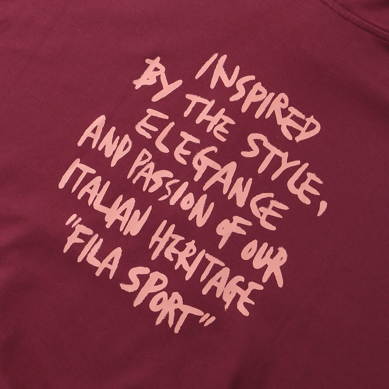 商品Fila|【享贝家】FILAOverfit Typography 连帽衫卫衣红色/绿色 FS2POD3125X （特价活动款）,价格¥178,第7张图片详细描述