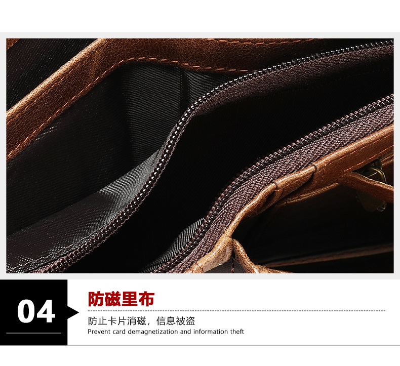 商品[国内直发] GLENVINTEN|格岚云顿2024新款真皮男士钱包短款头层牛皮多卡位男士皮夹零钱包,价格¥207,第7张图片详细描述
