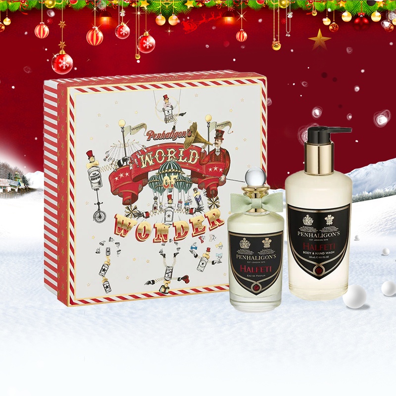商品Penhaligon's| 潘海利根 黑玫瑰沉香2022圣诞限量套装 [沐浴露300ml+香水100ml],价格¥1854,第3张图片详细描述