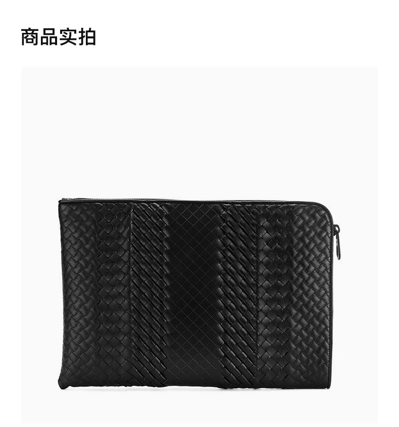 商品[国内直发] Bottega Veneta|BOTTEGA VENETA 黑色男士手拿包 405912-V340-1000,价格¥11363,第2张图片详细描述