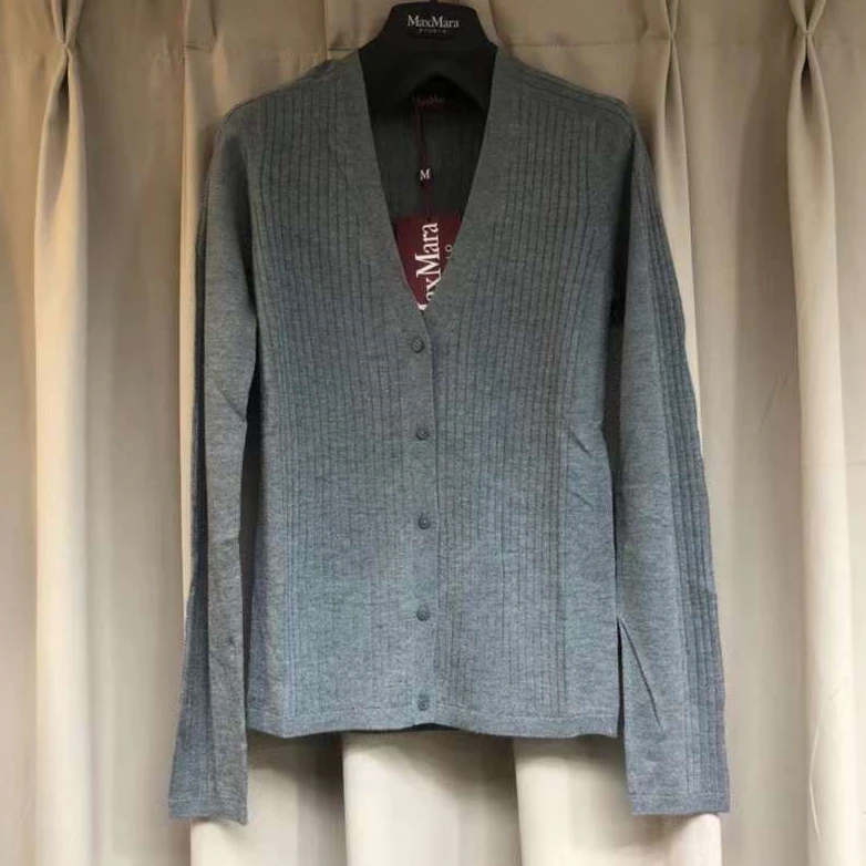 商品Max Mara|MAX MARA 石墨色女士针织衫/毛衣 63460219-600-008,价格¥1032,第1张图片详细描述