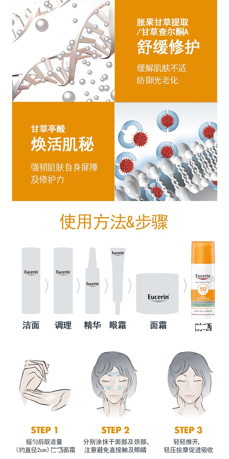 商品Eucerin|Eucerin优色林PH5身体轻盈乳液400ml 补水保湿,价格¥201,第11张图片详细描述