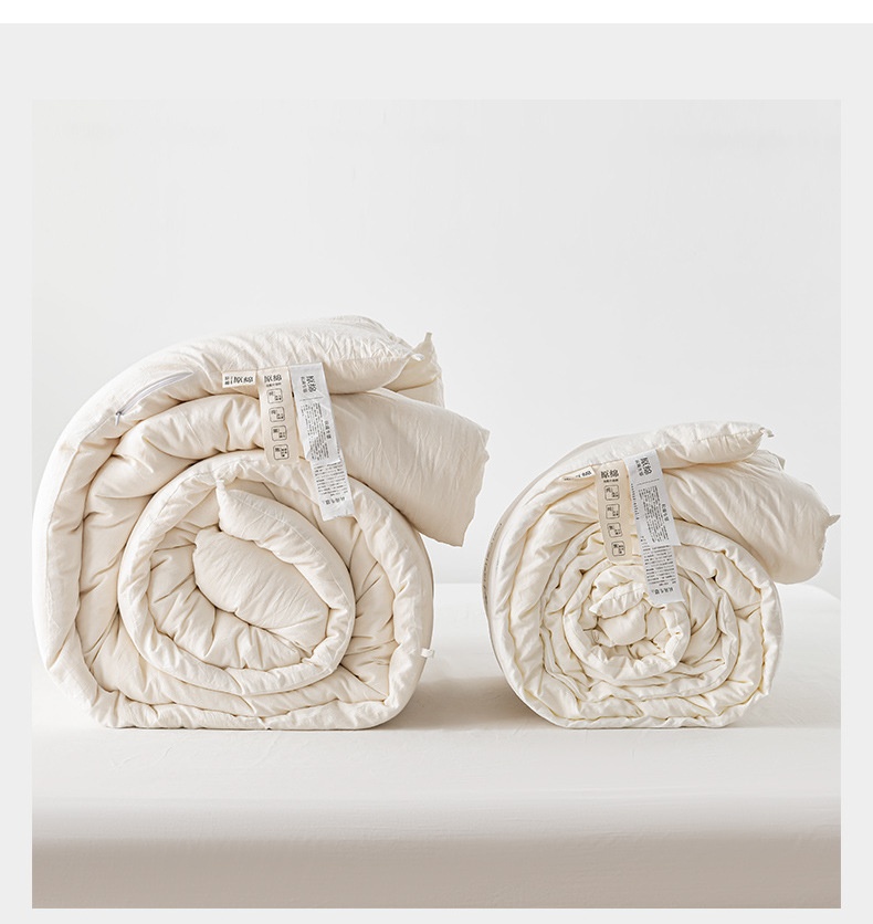 商品[国内直发] GLENVINTEN|格岚云顿日式被子原棉单双人秋冬被芯冬季加厚大豆纤维被夏凉被礼品被子,价格¥132,第18张图片详细描述