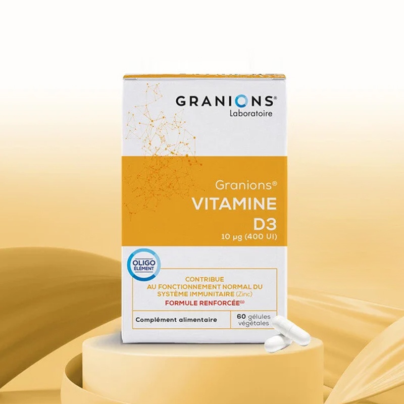 商品Granions|格兰宁维他命D3胶囊 60粒 保持骨骼健康增强免疫,价格¥168,第2张图片详细描述