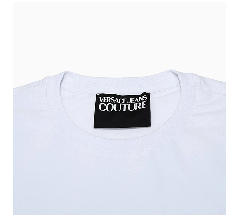 商品[国内直发] Versace|VERSACE JEANS COUTURE 白色男士T恤 B3GUA7TQ-36610-003,价格¥793,第6张图片详细描述
