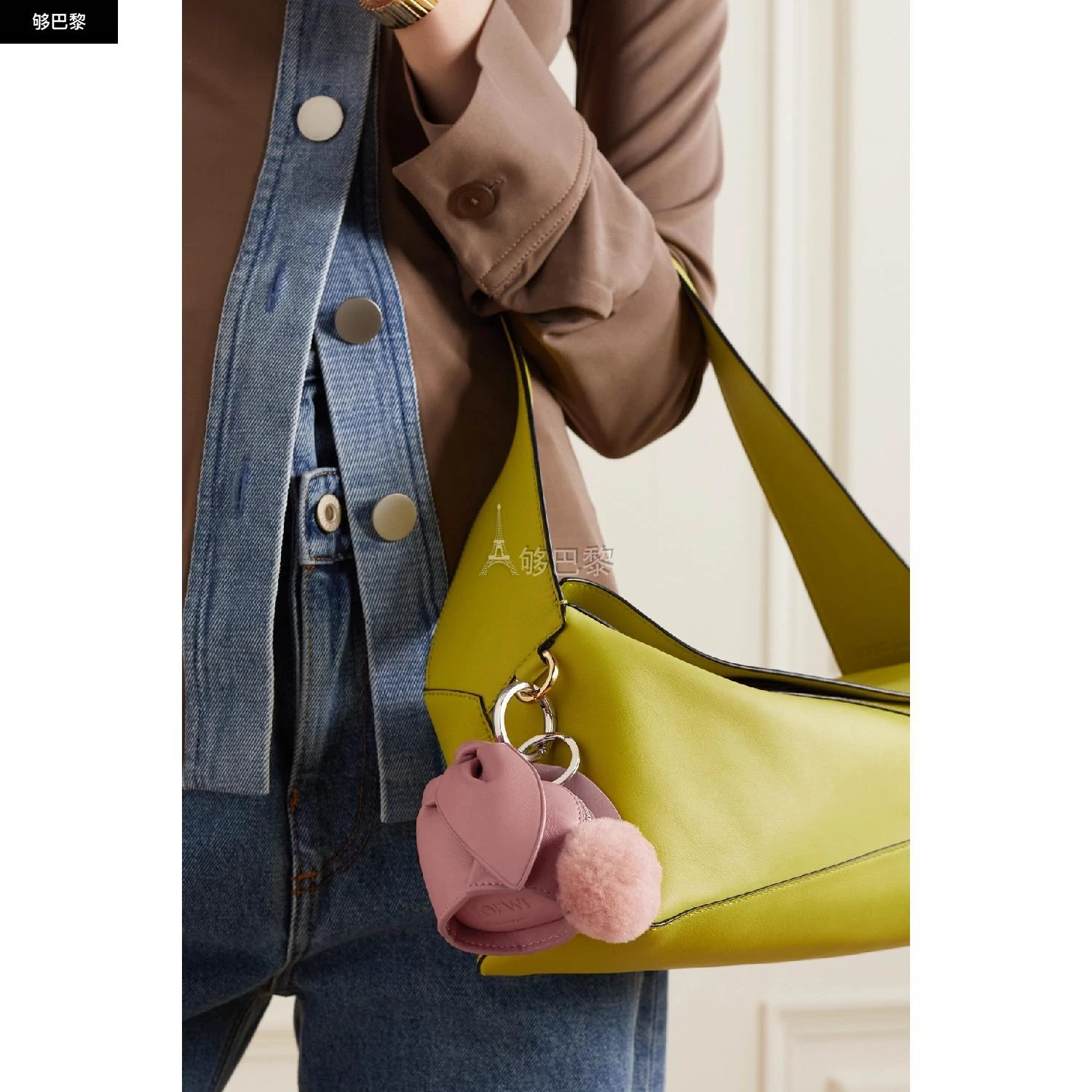 商品Loewe|包邮包税【预售7天发货】 LOEWE罗意威 24春夏 女士 零钱包 Bunny 皮革零钱包 1647597289183357 C880W21X028765 ,价格¥2328,第4张图片详细描述
