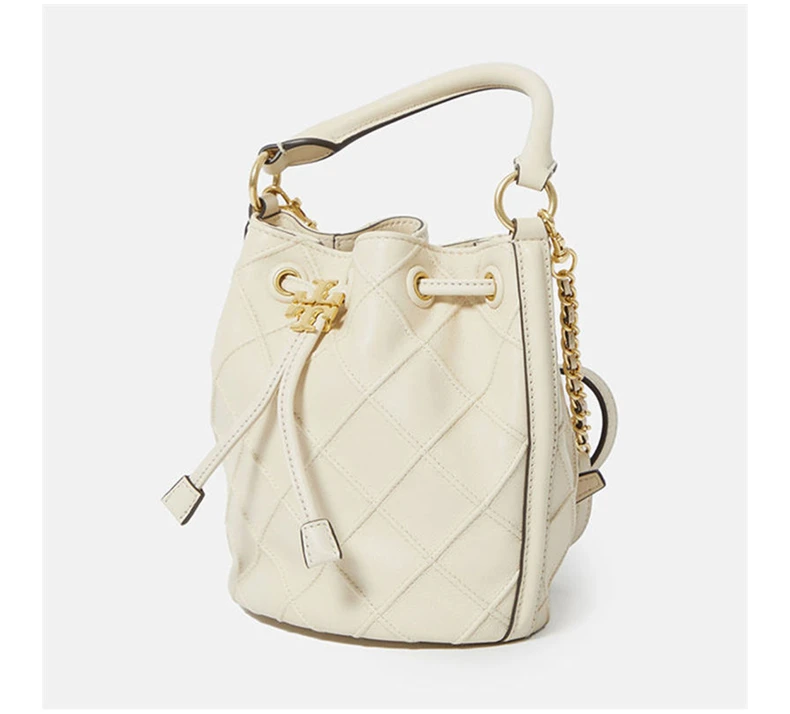 商品[国内直发] Tory Burch|TORY BURCH 米白色女士手提包 142565-122,价格¥3733,第5张图片详细描述