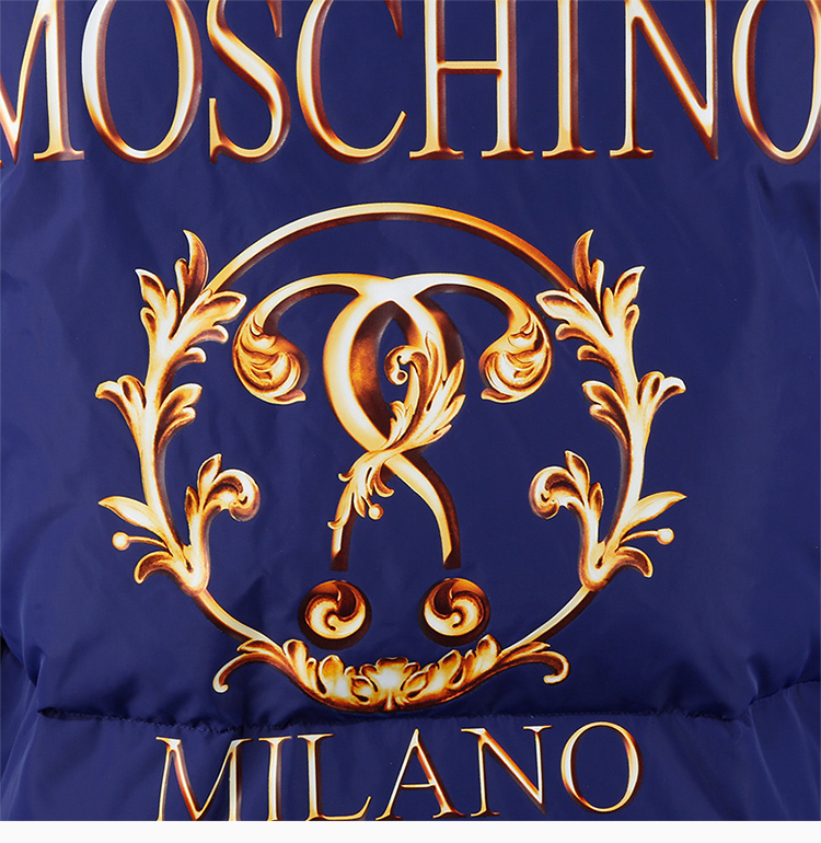 商品[国内直发] Moschino|Moschino 莫斯奇诺 蓝色女士棉服夹克 EA0518-5518-4287,价格¥5015,第9张图片详细描述